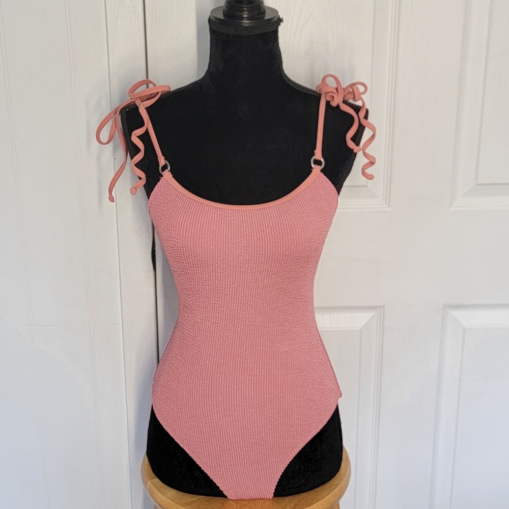 Dippin' Daisy's Eco Astrid Pink Textured Swimsuit
